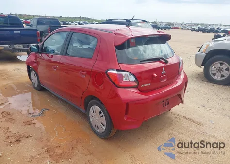 2024 Mitsubishi Mirage Es/Le z USA, uszkodzony, nr VIN ML32AUHJ0RH009101